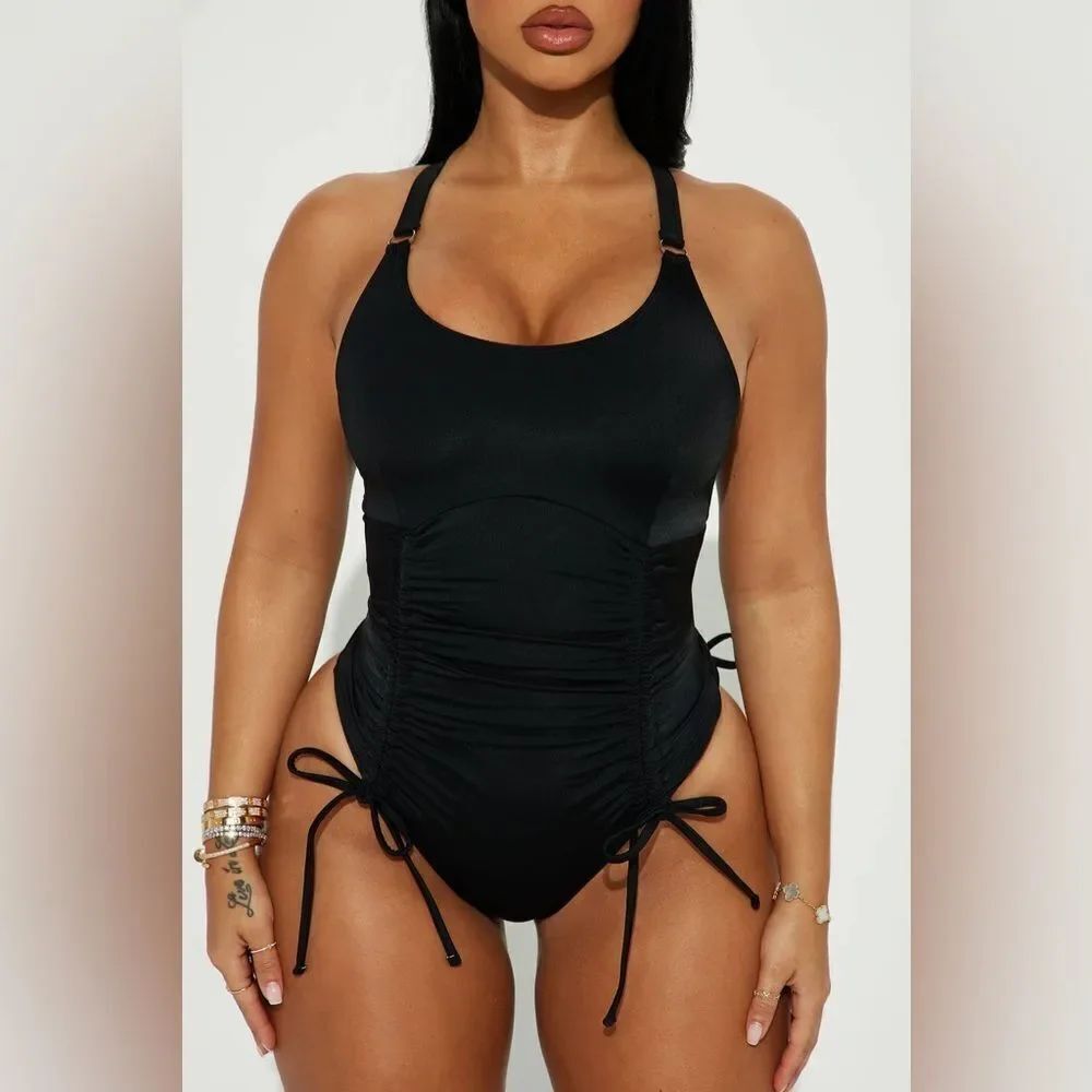 Haute In The Heat One Piece Swimsuit - Black